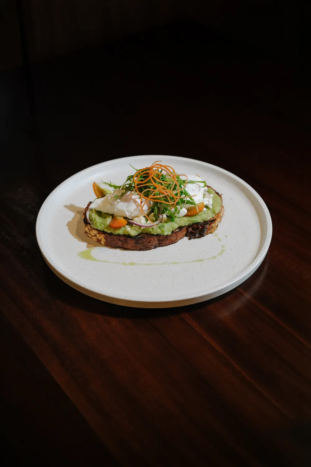 Smashed avocado toast